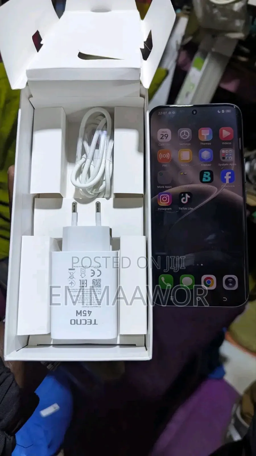 New Tecno Camon 50 Pro 256 GB Gray