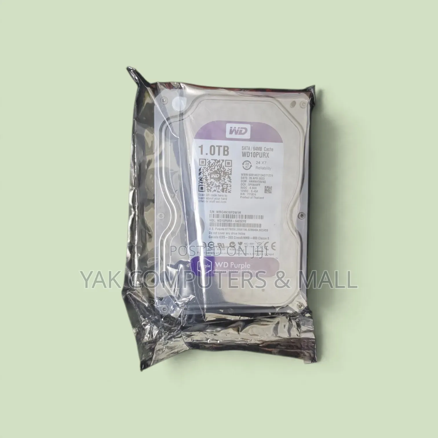 1tb Desktop HDD Wd Surveillance Drive for CCTV and Desktop Use