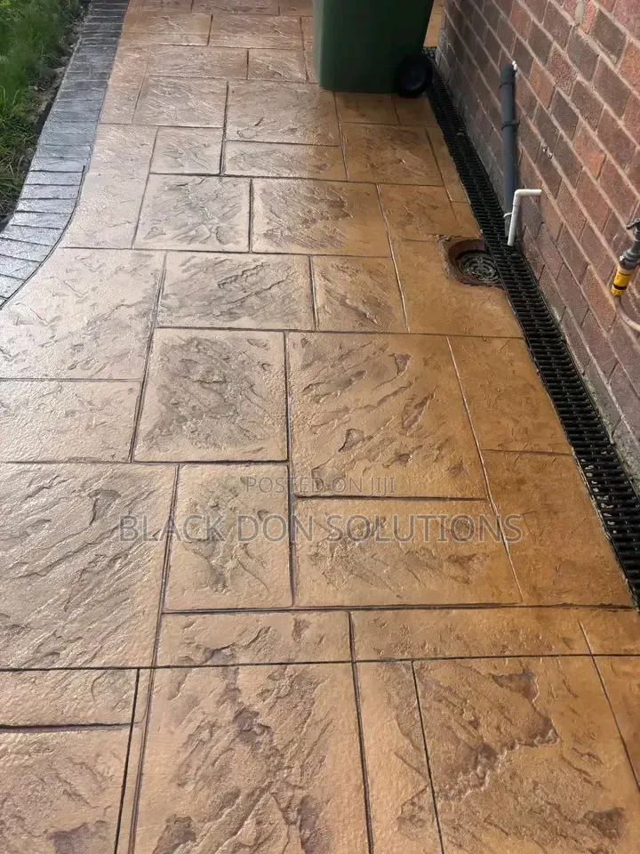 Landscaping/Stamp Concrete Engineers.