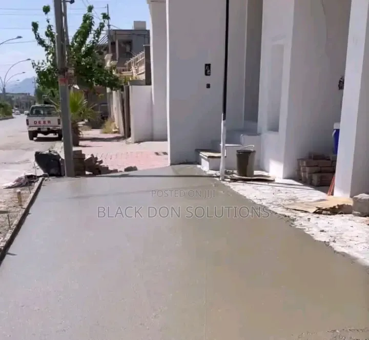 Landscaping/Stamp Concrete Engineers.