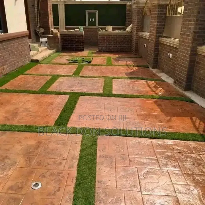 Landscaping/Stamp Concrete Engineers.