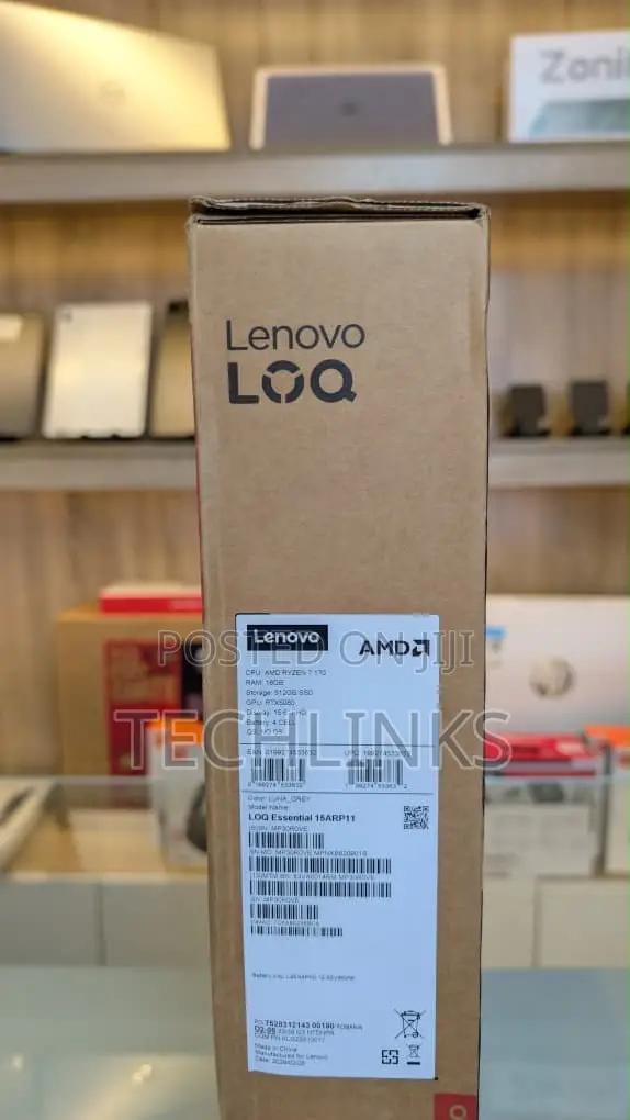 New Laptop Lenovo LOQ 15AHP10 16GB AMD Ryzen 7 SSD 512GB
