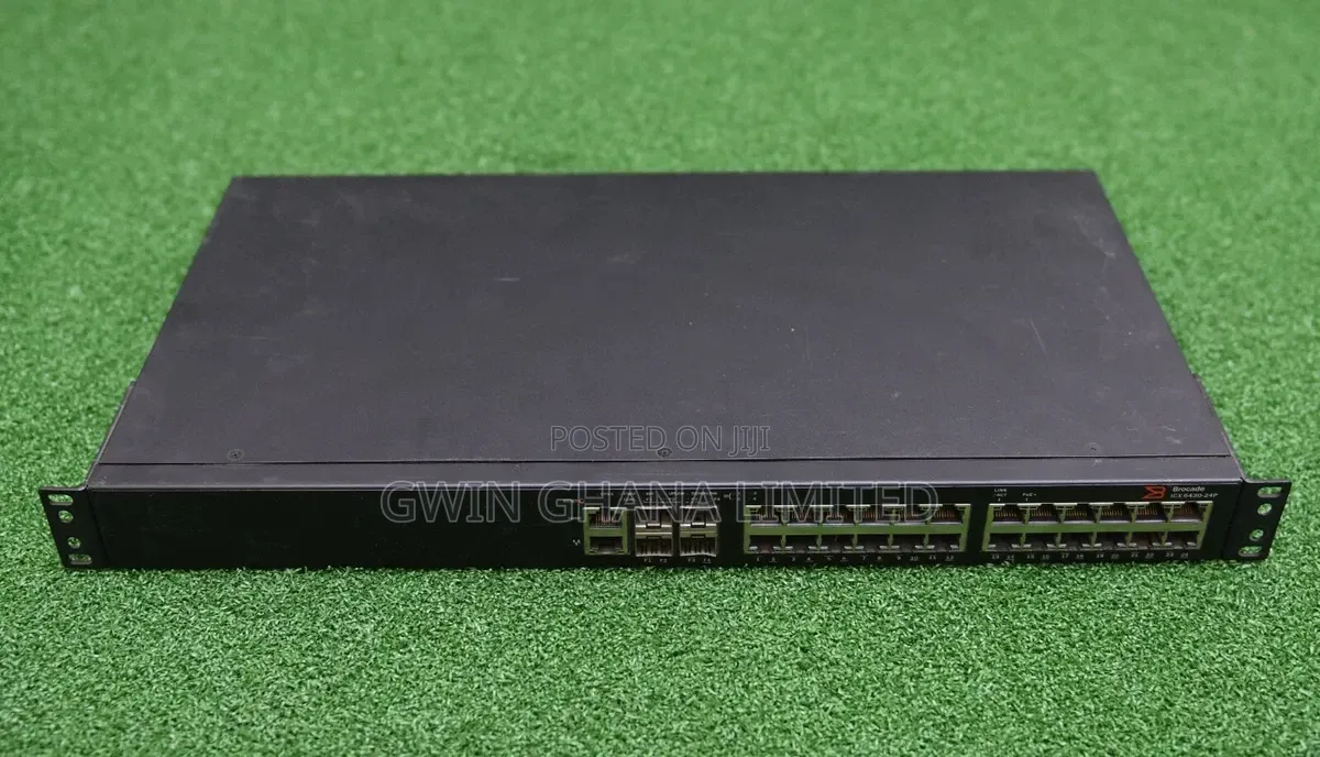 Brocade (Ruckus)ICX 6430-24p 24port Gigabit poE . Managed +4X 1GB SFP