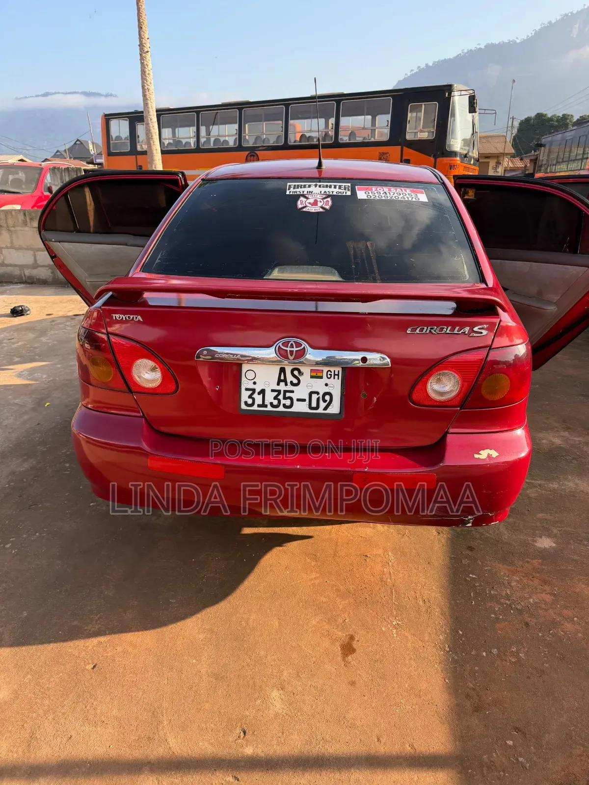 Toyota Corolla LE 2007 Red