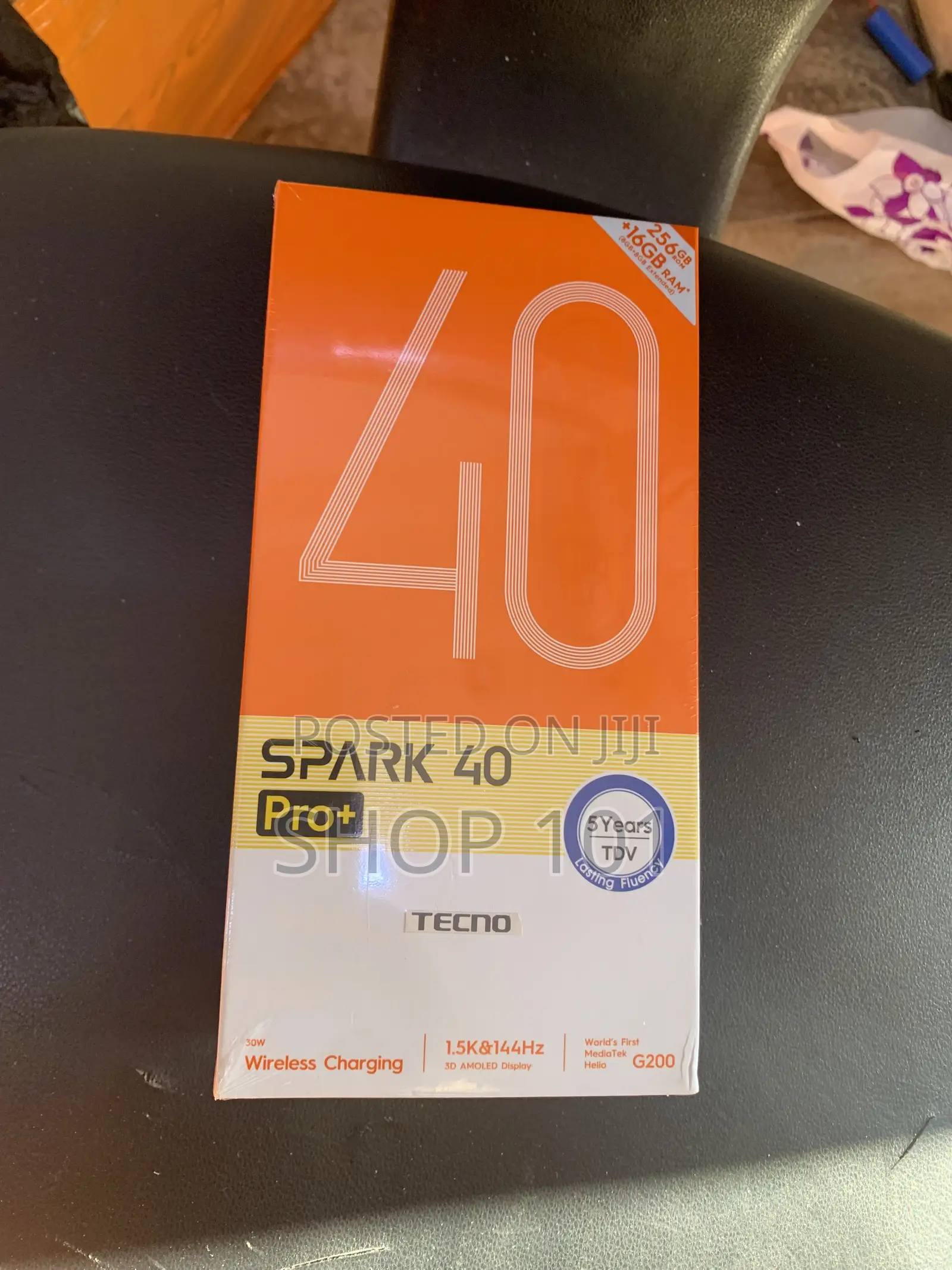 New Tecno Spark 40 Pro+ 256 GB Black