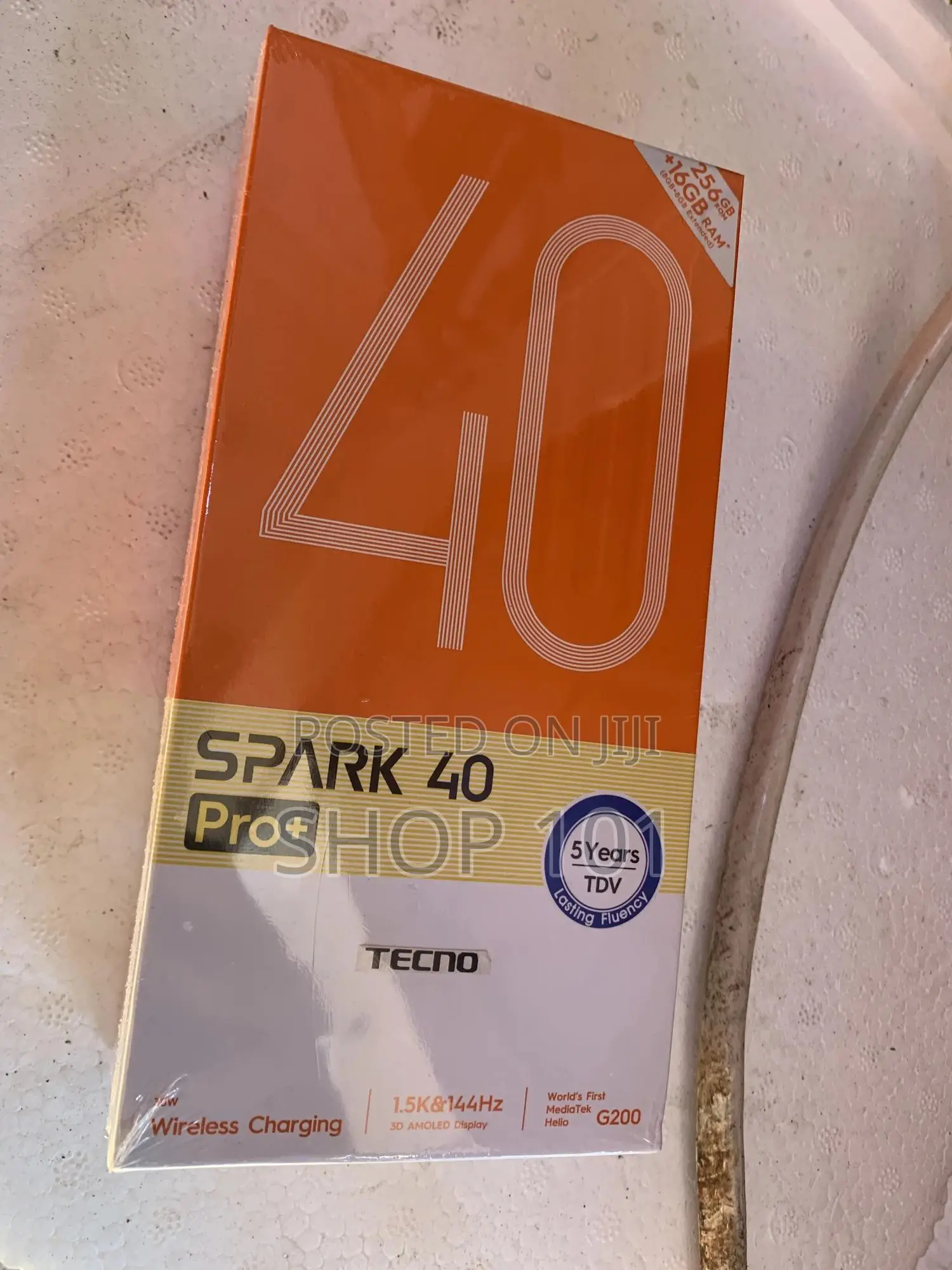 New Tecno Spark 40 Pro+ 256 GB Black