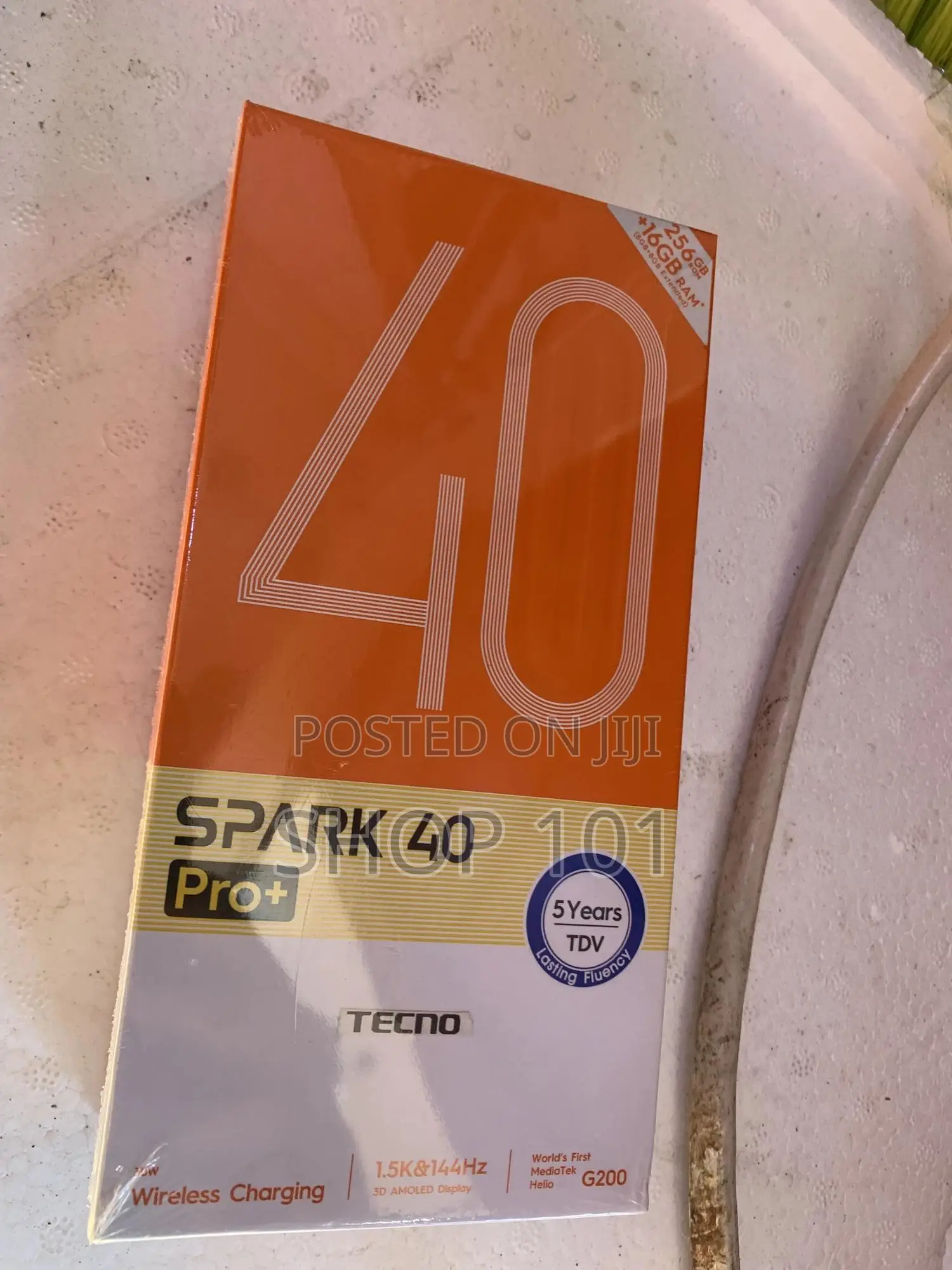 New Tecno Spark 40 Pro+ 256 GB Black