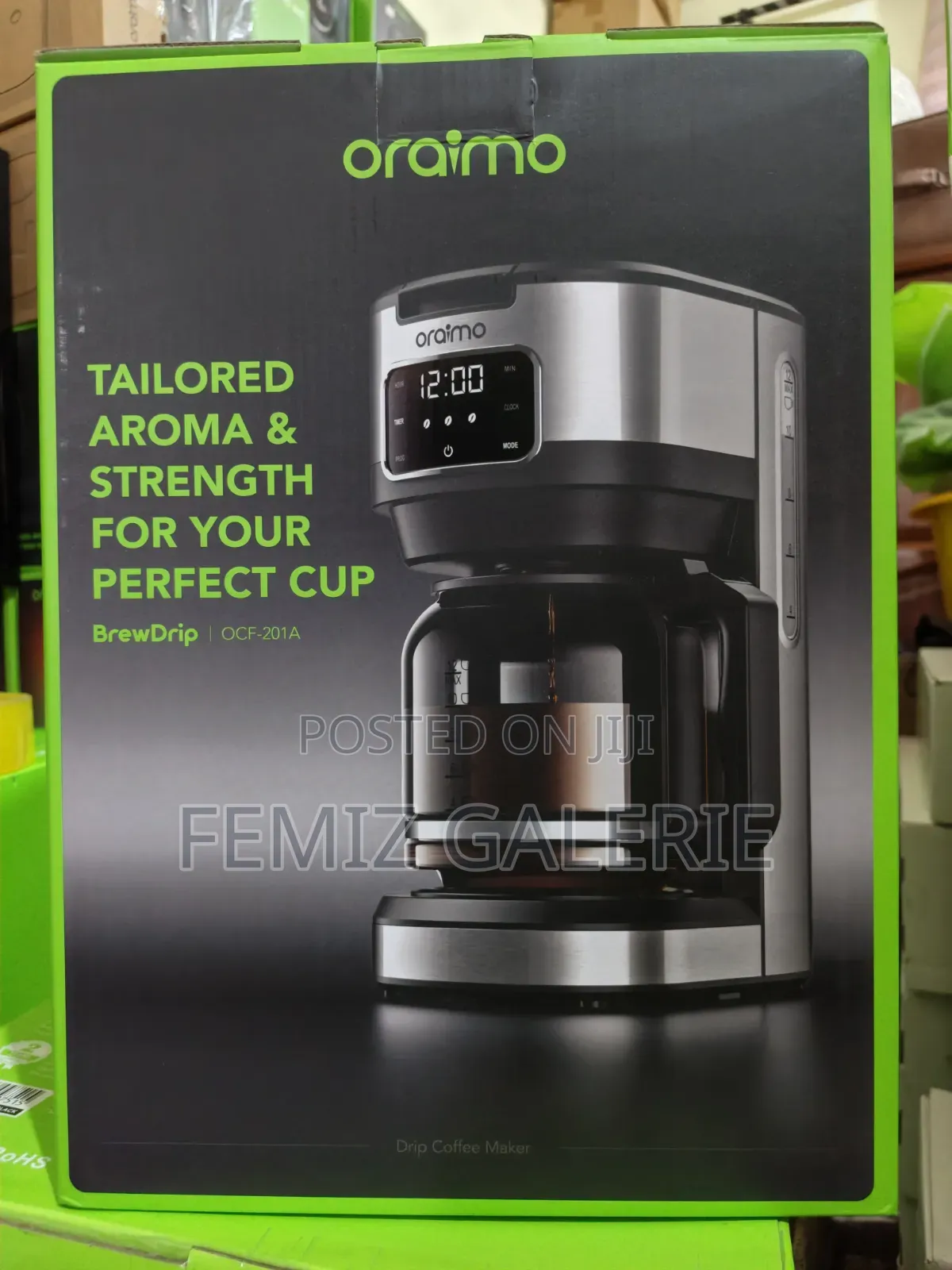 Oraimo BrewDrip 1.5L Drip Coffee Maker Programmable Timer & Keep Warm