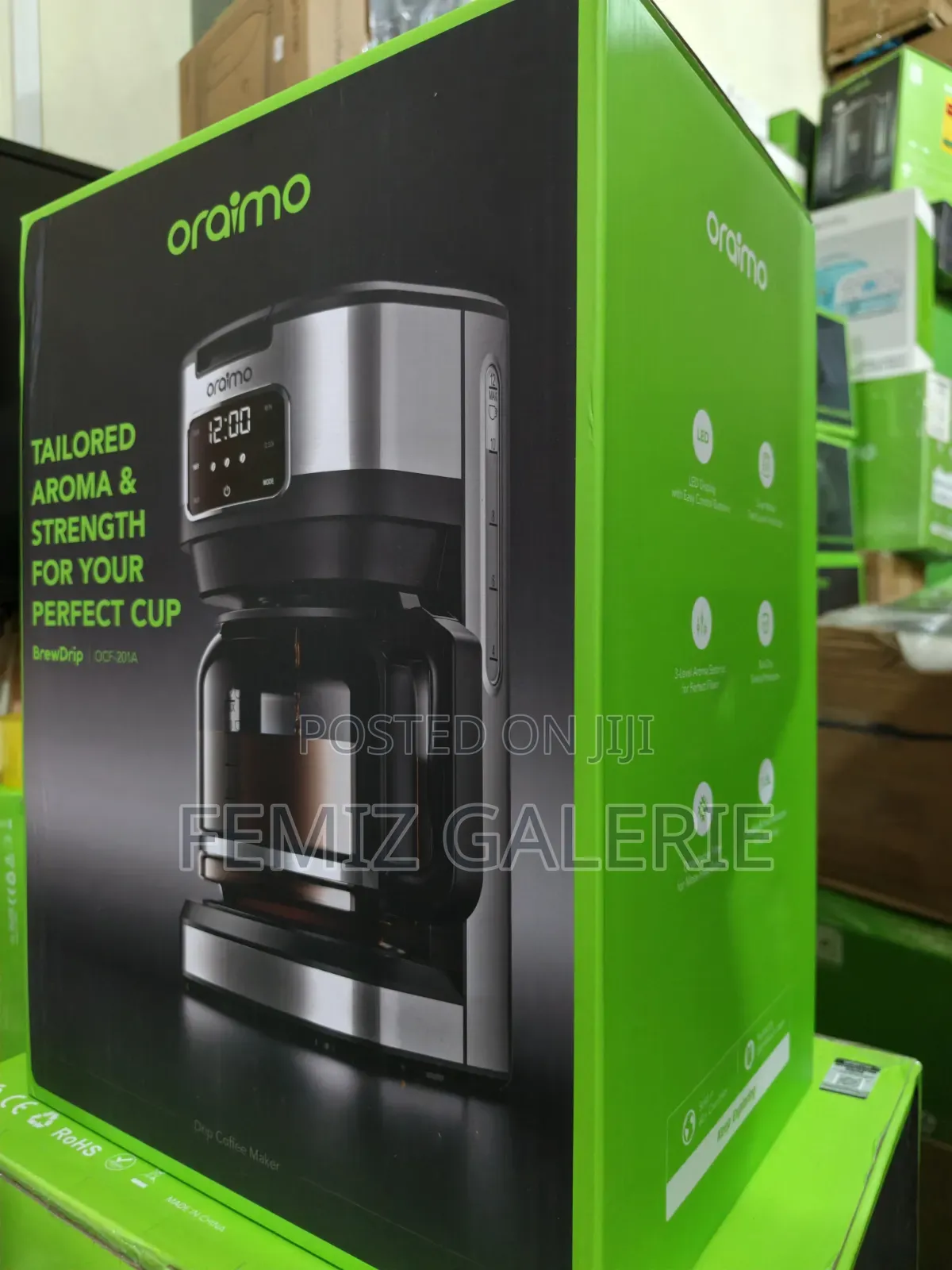 Oraimo BrewDrip 1.5L Drip Coffee Maker Programmable Timer & Keep Warm