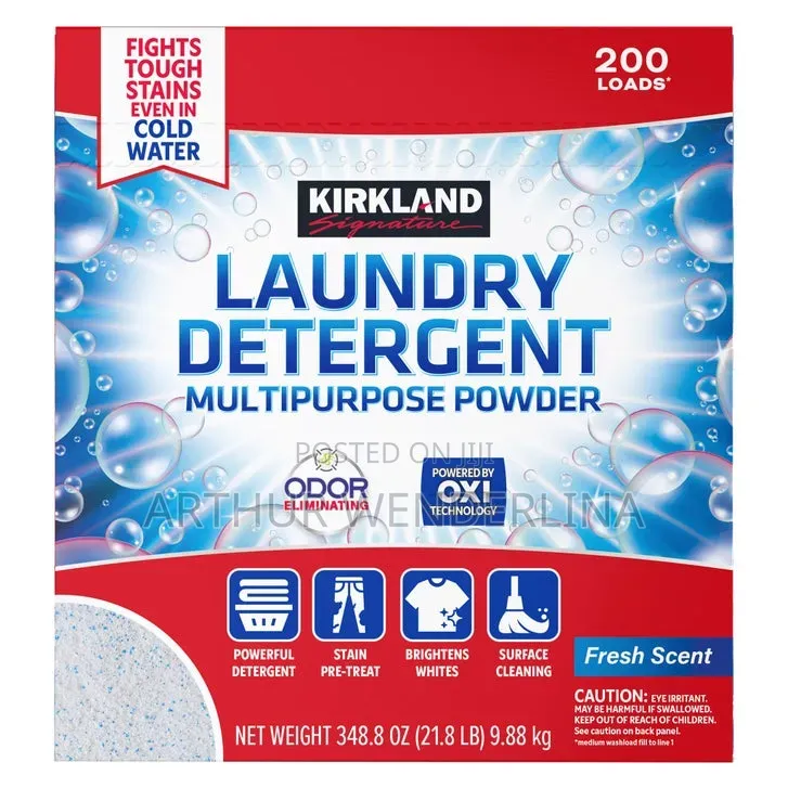Kirkland Signature Powder Laundry Detergent, 200 Loads,