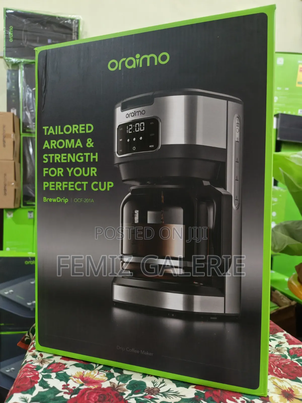 Oraimo BrewDrip 1.5L Drip Coffee Maker Programmable Timer & Keep Warm