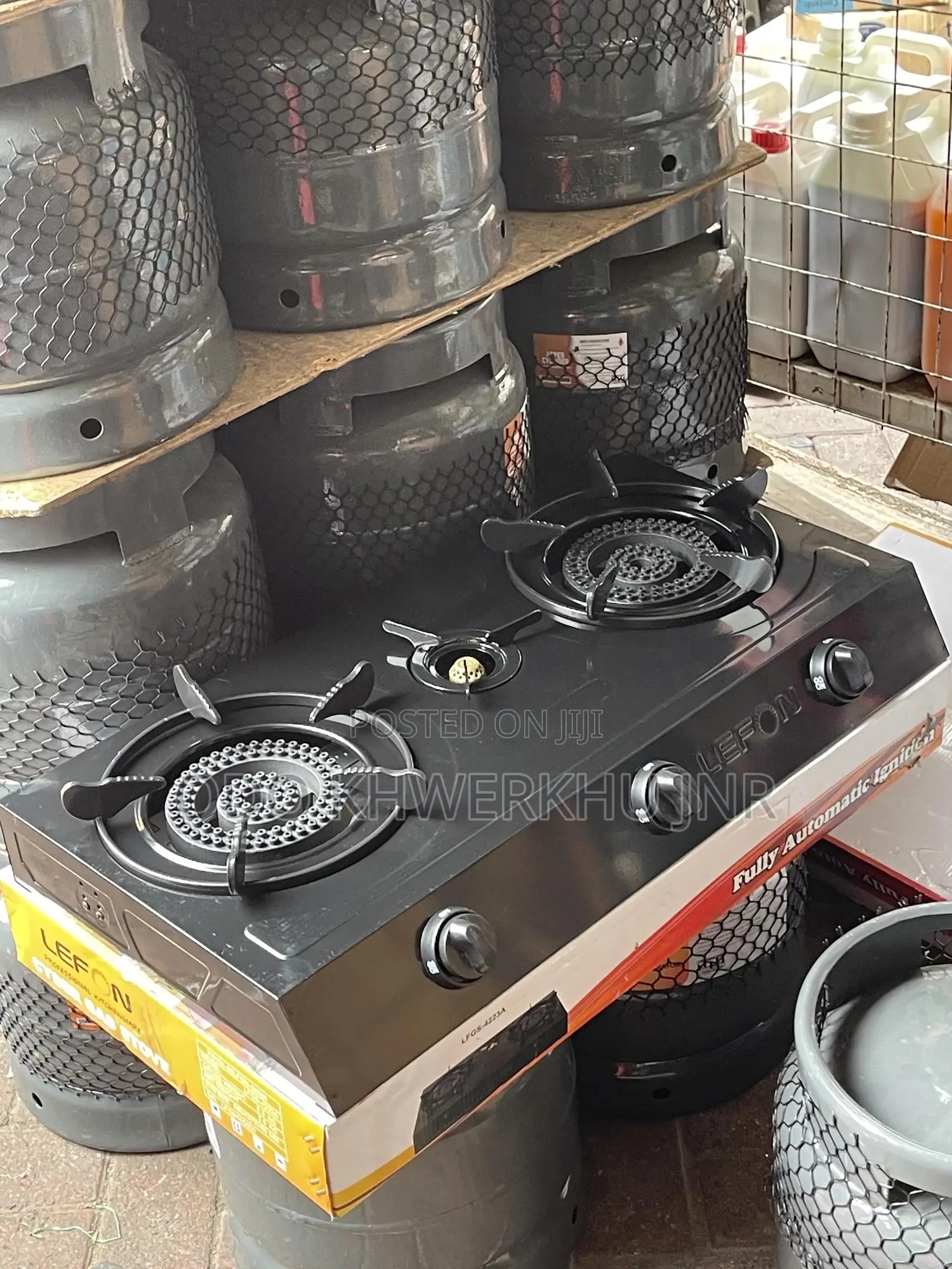 3 Burners Hard Body Automatic Ignition Gas Stove