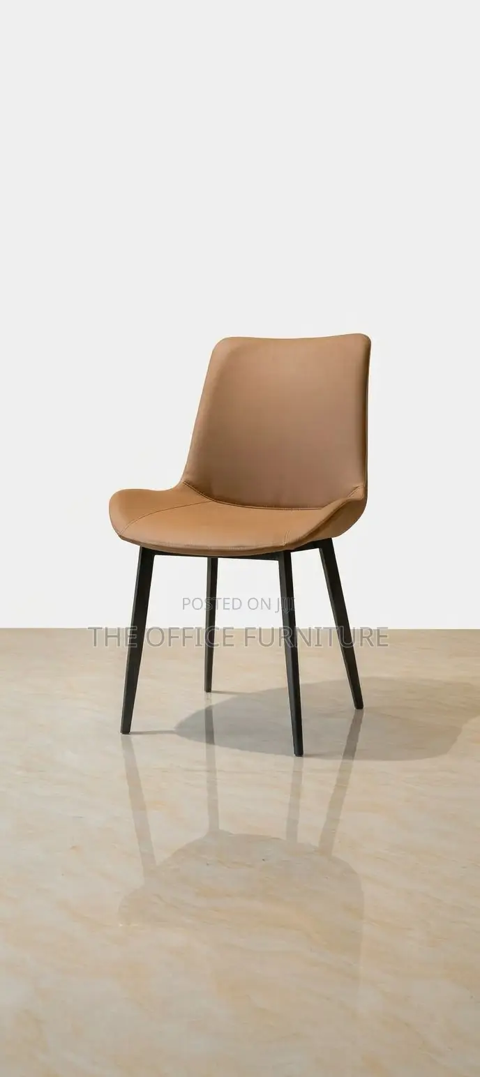 Brown Upholstered Dining & Accent Chair