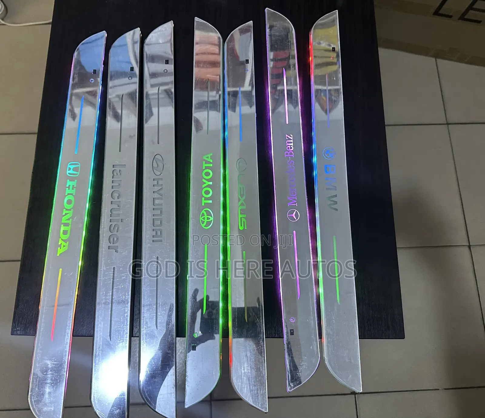 Wireless LED Welcome Pedal Lights (Door Sill Scuff Plates)