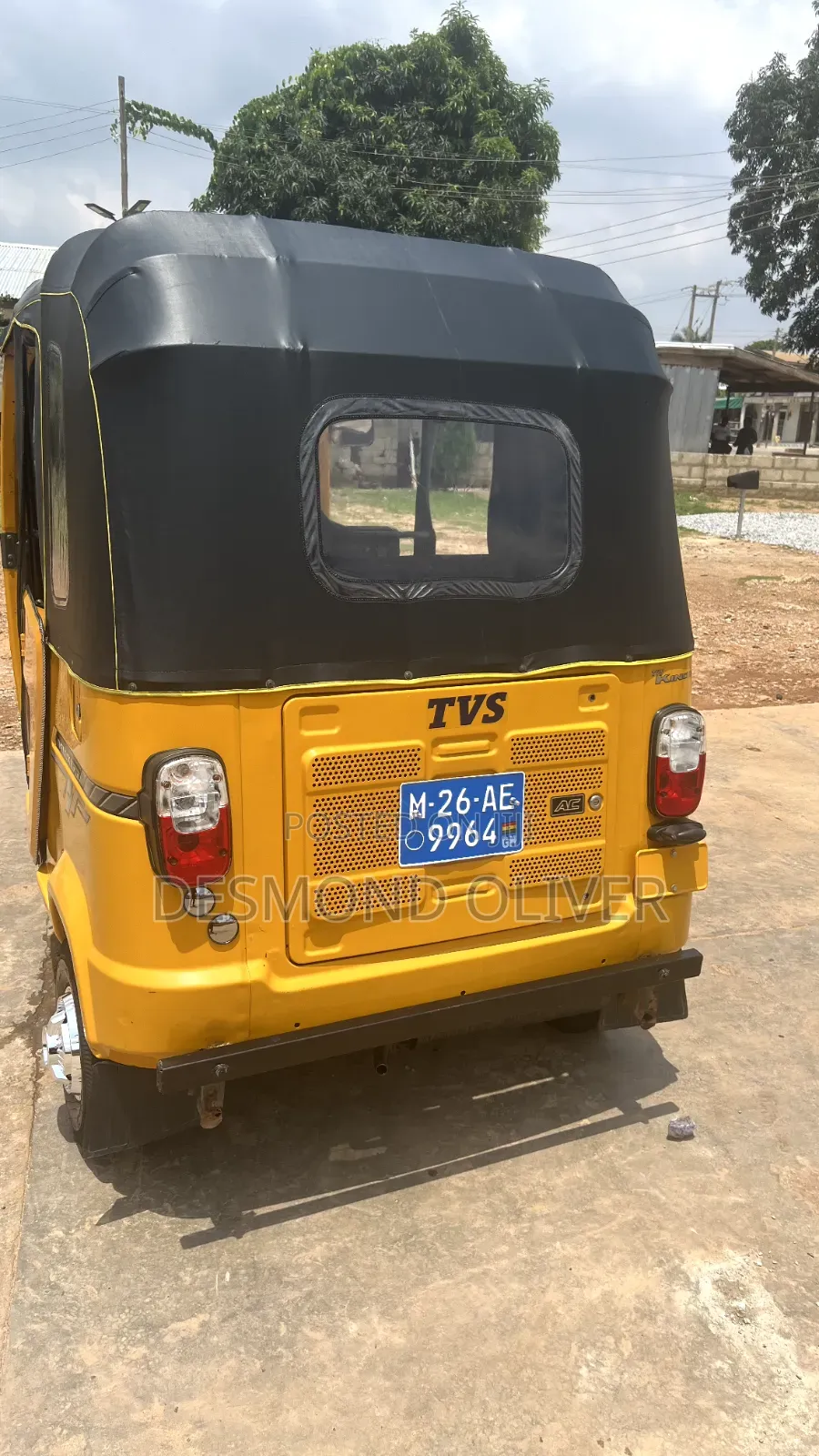 TVS King Deluxe Plus iTouch Start 2026 Yellow