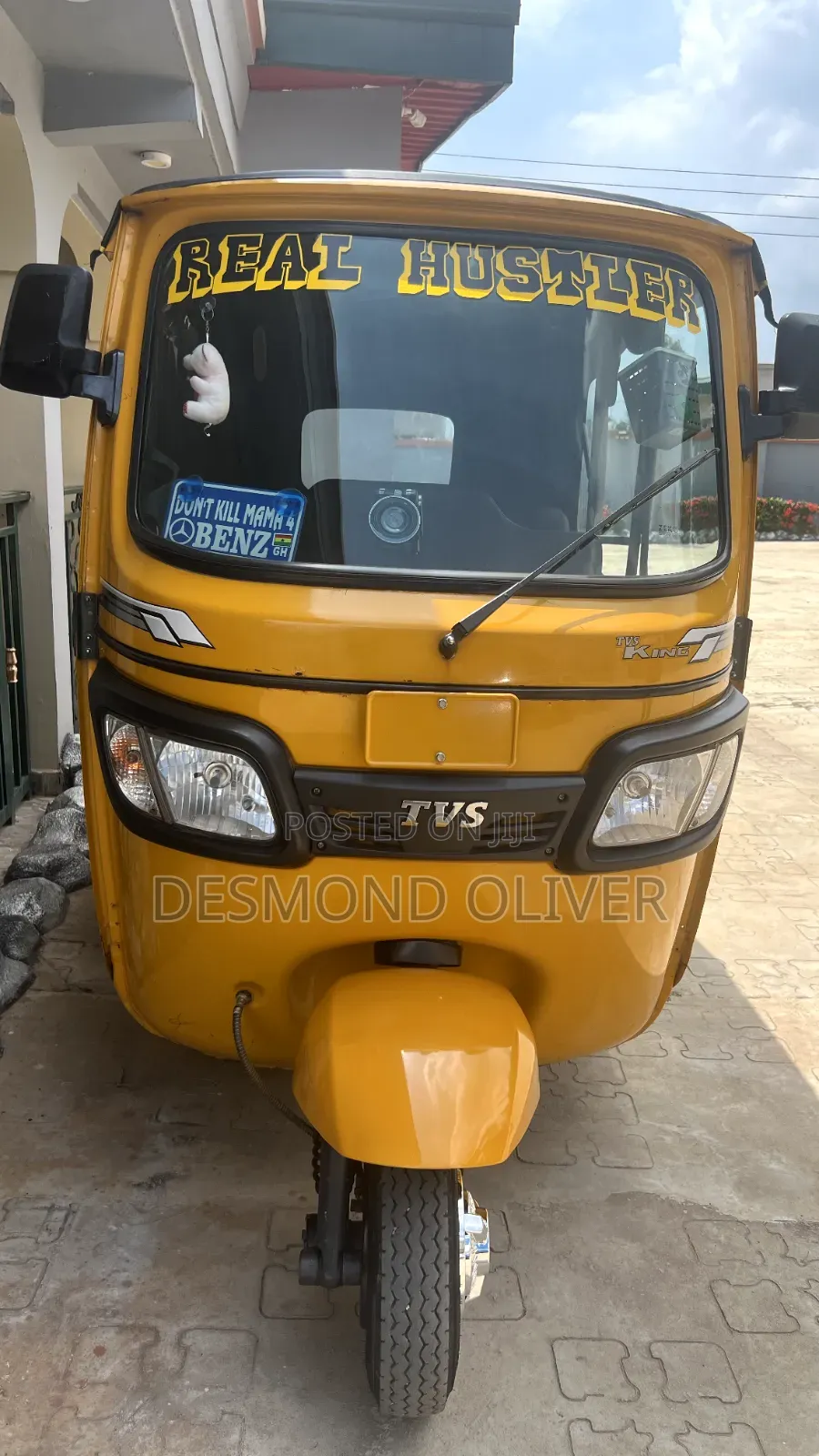 TVS King Deluxe Plus iTouch Start 2026 Yellow