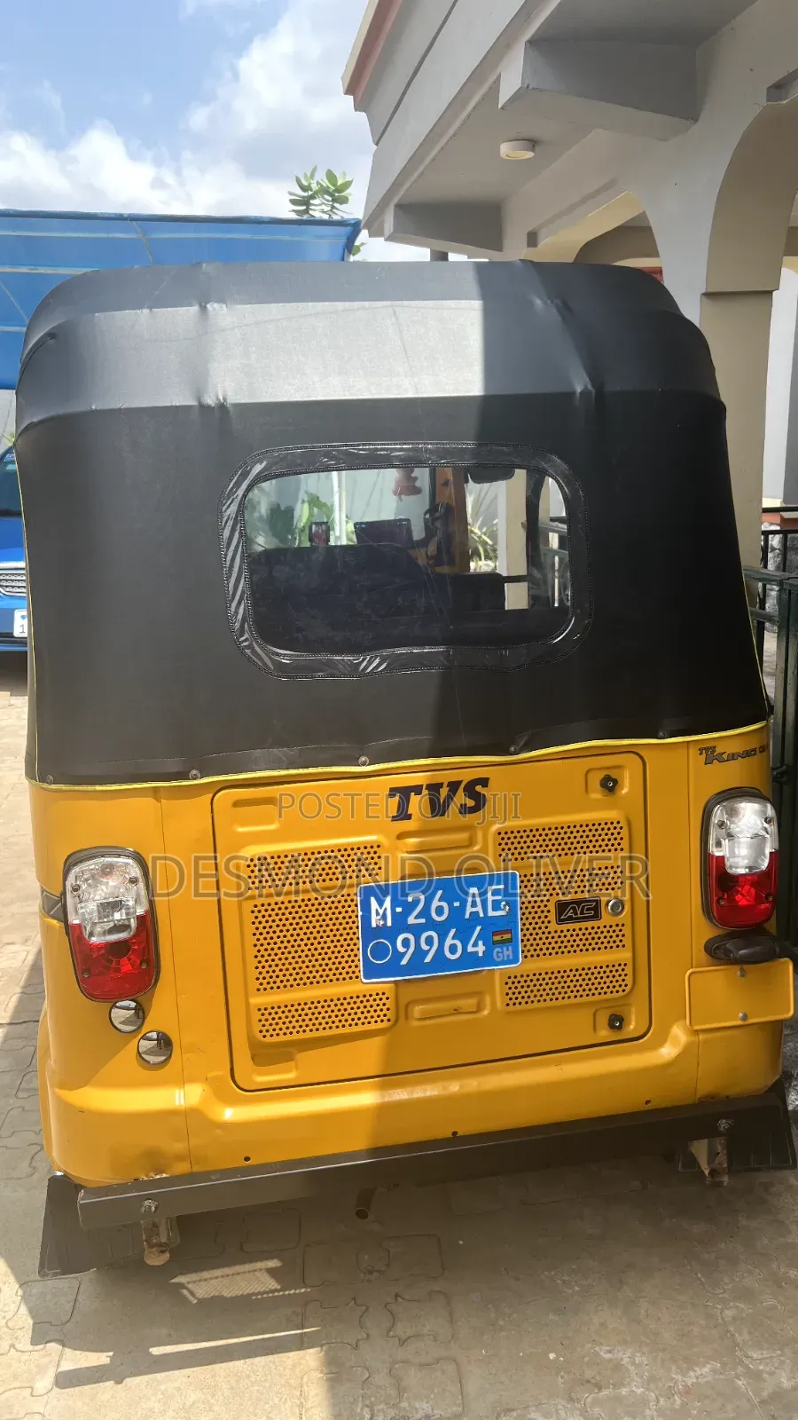 TVS King Deluxe Plus iTouch Start 2026 Yellow