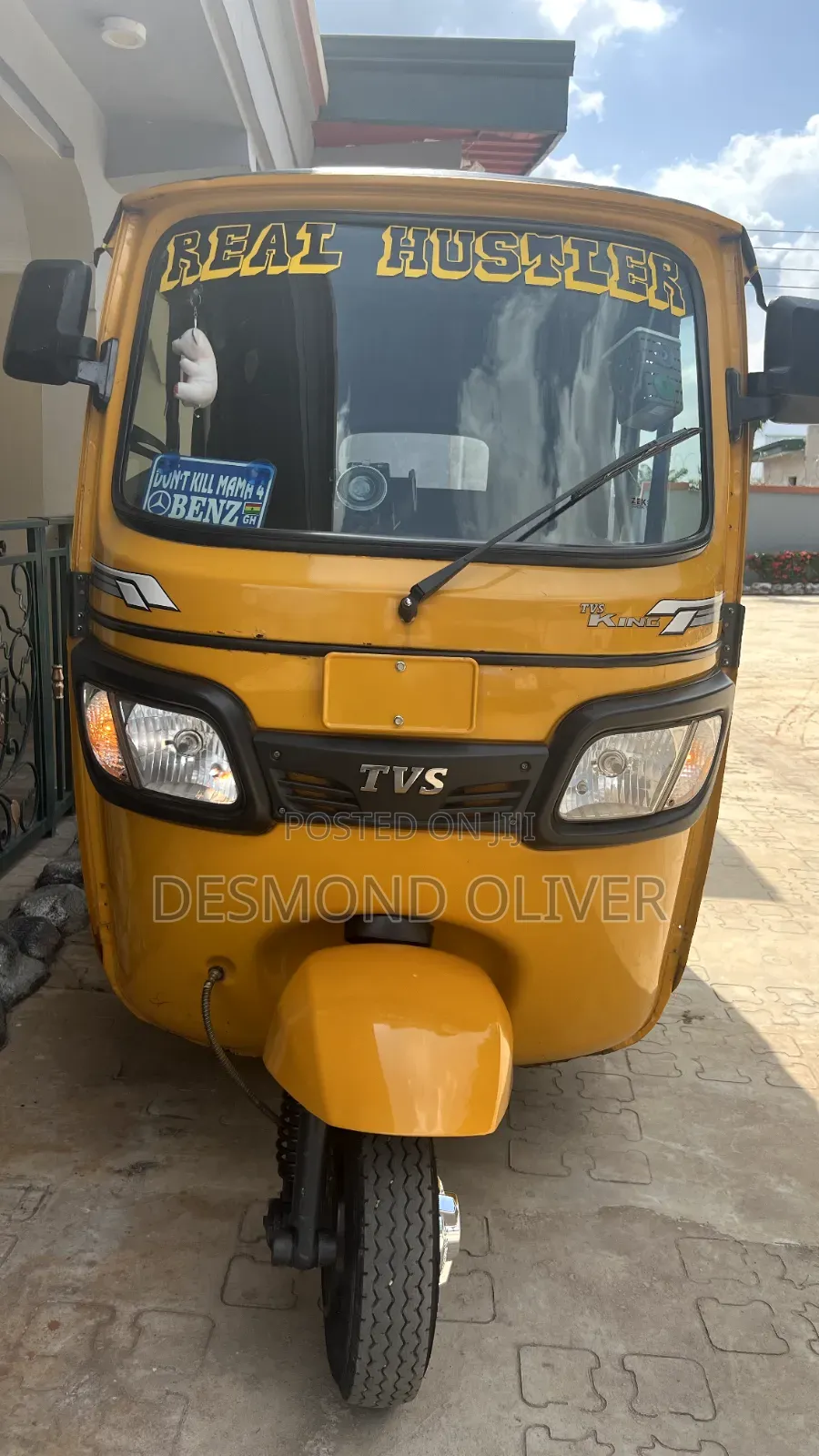 TVS King Deluxe Plus iTouch Start 2026 Yellow