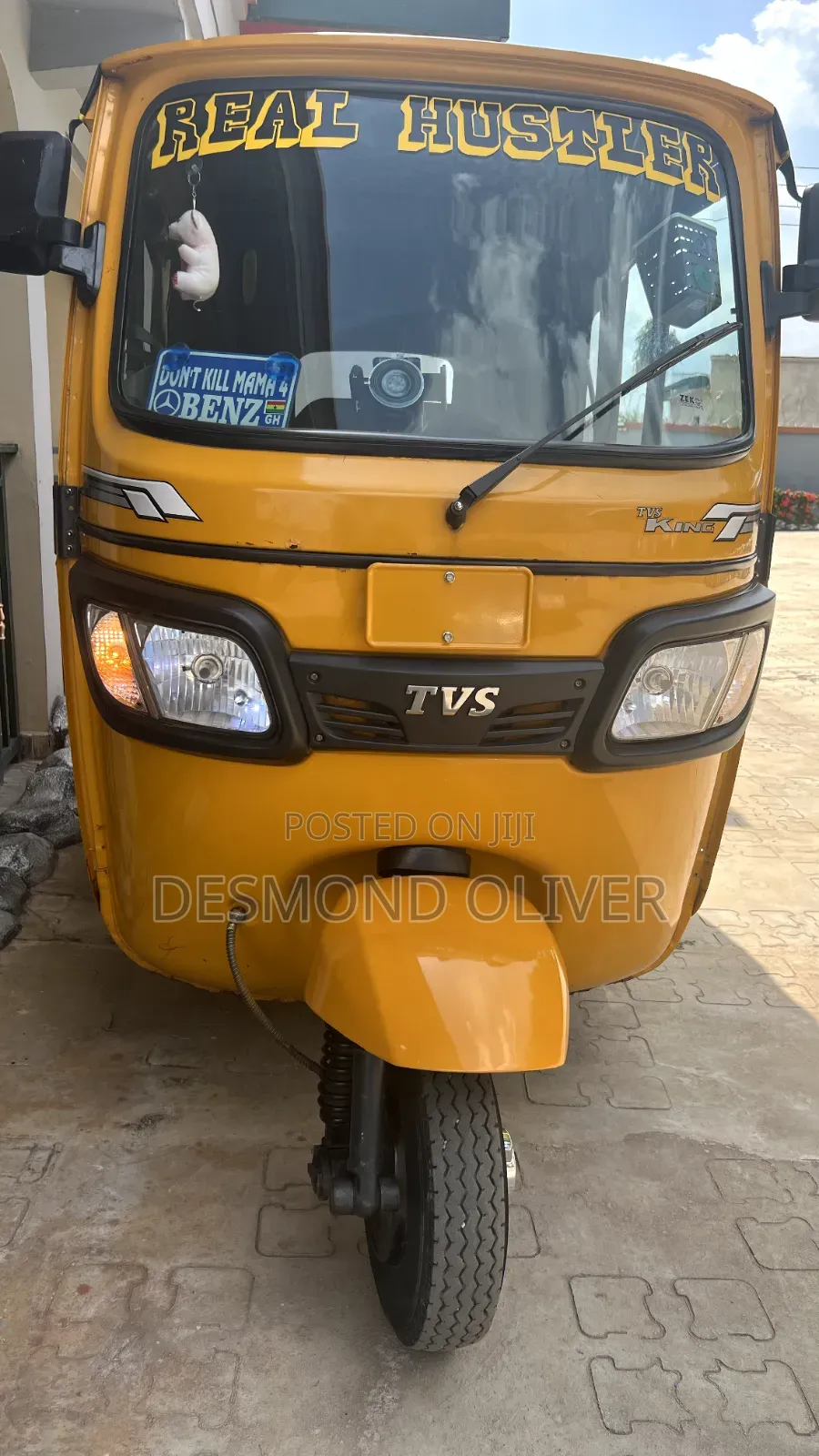 TVS King Deluxe Plus iTouch Start 2026 Yellow