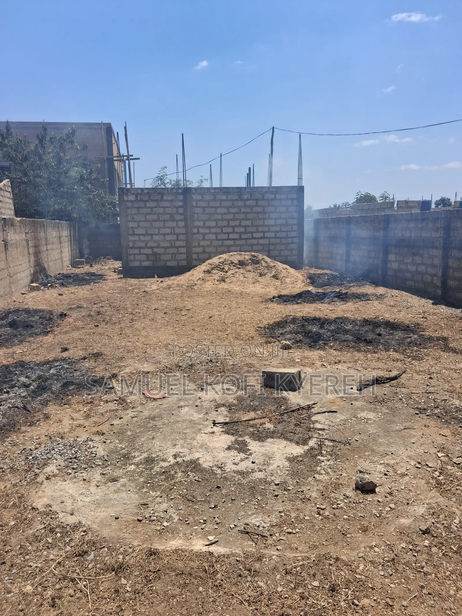 Uncopleted Chamber and Hall Self-Contain for Sale at Ablekuma Joma