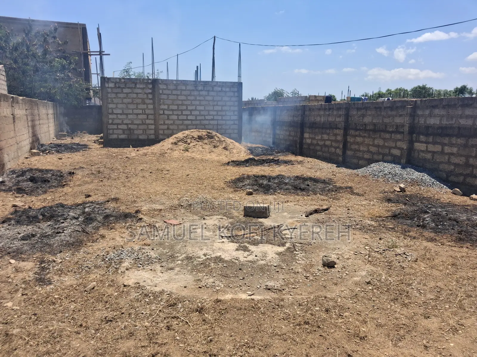 Uncopleted Chamber and Hall Self-Contain for Sale at Ablekuma Joma
