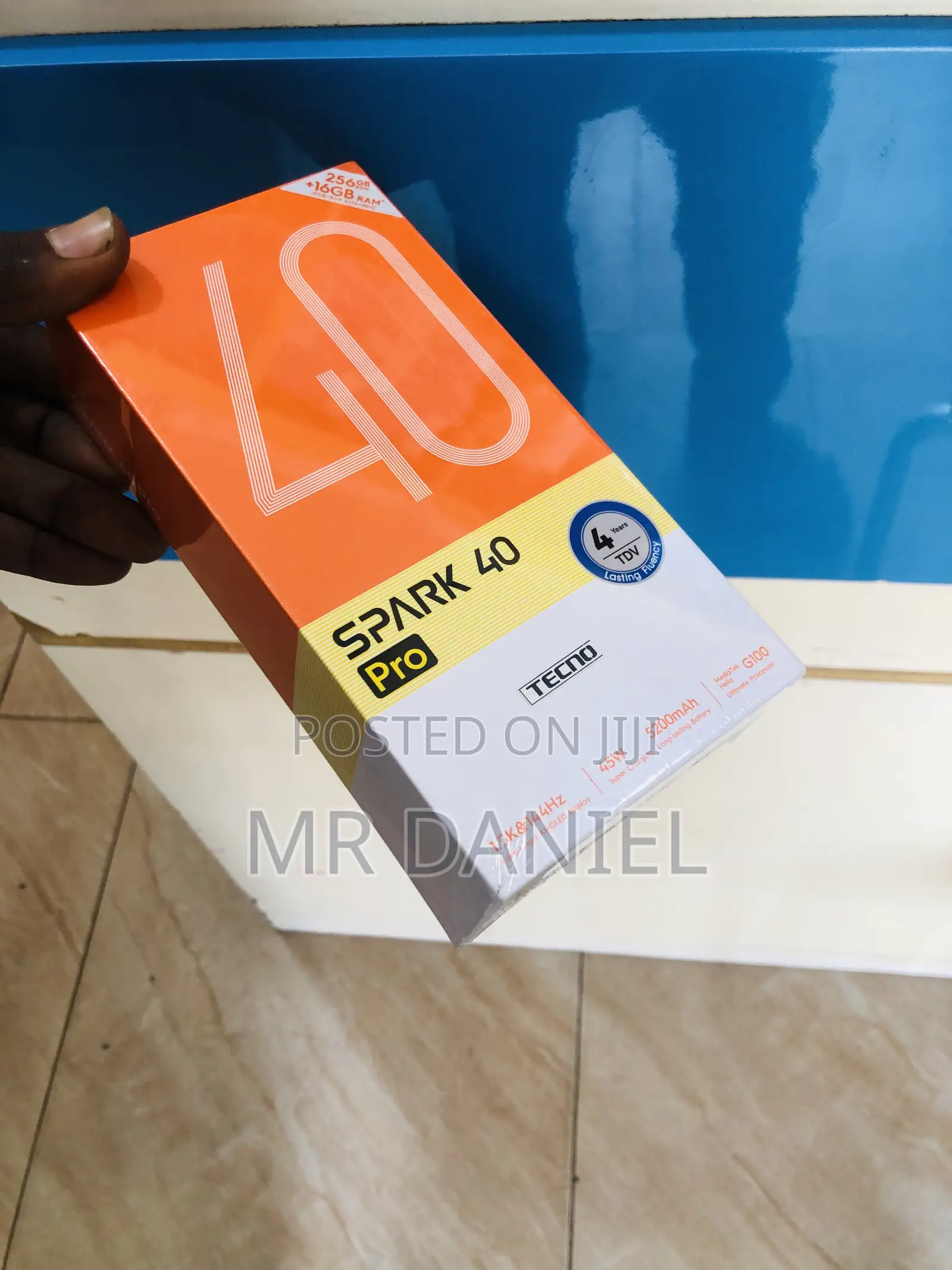 New Tecno Spark 40 Pro 256 GB Blue