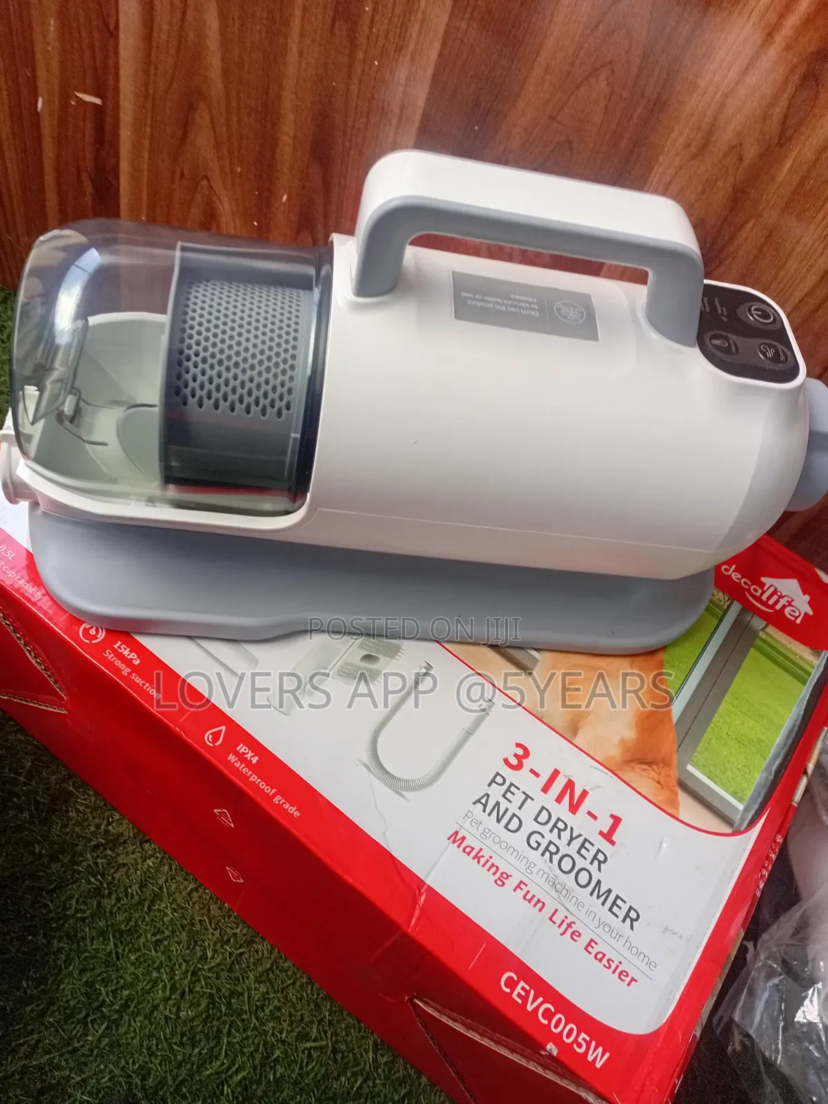 Decakila Waterproof Pet Groomer Strong Suction Pet Groomer