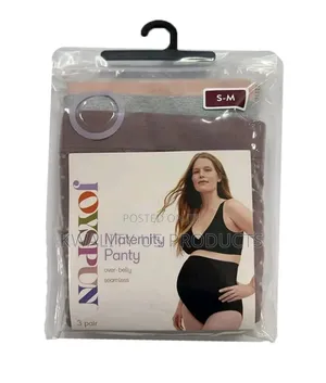 3-Pack Womens Maternity Over-the-Belly Panties - Small, Medium Sizes