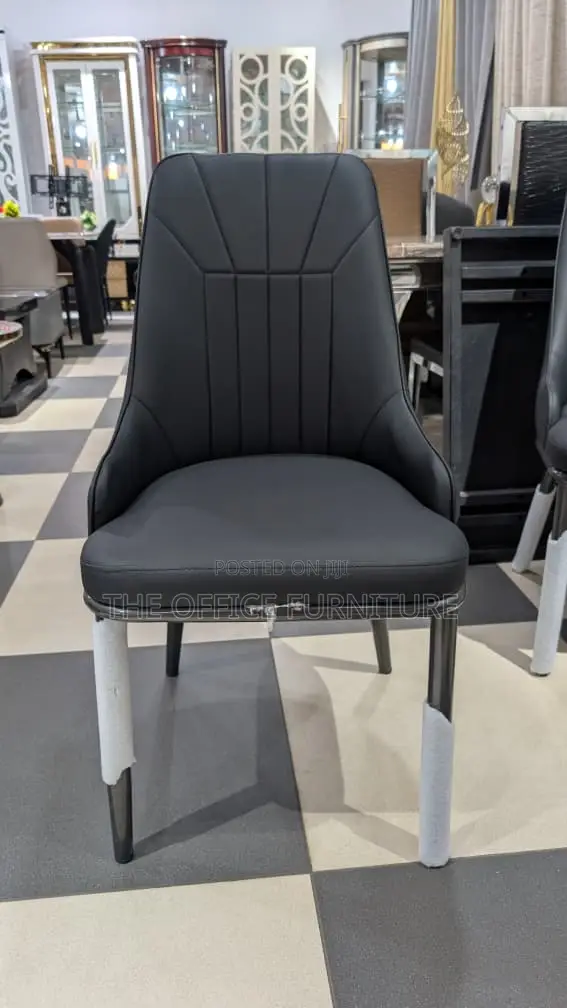 Dining & Office Chair With Geometric Stitching