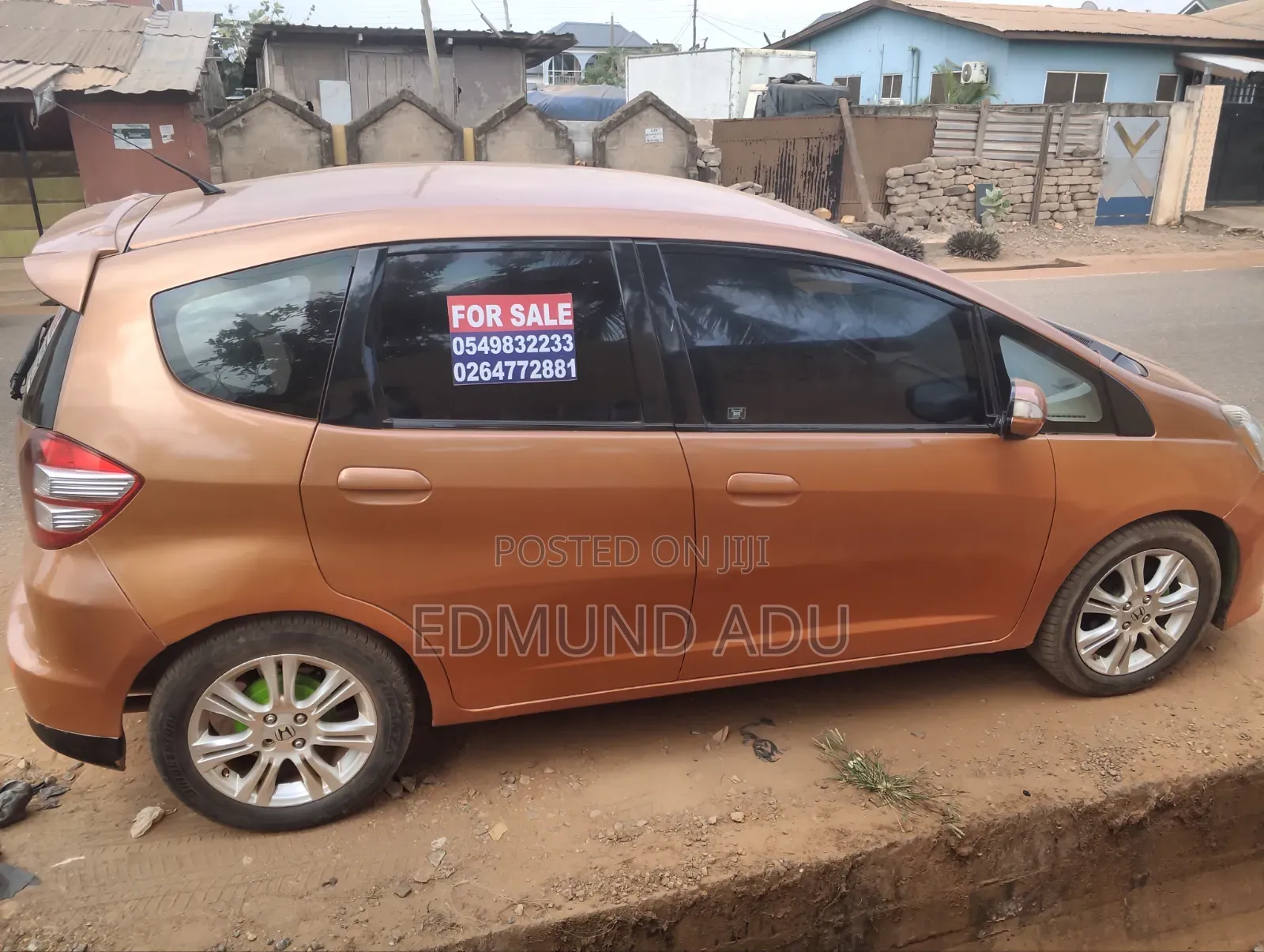 Honda Fit Sport 2011 Orange