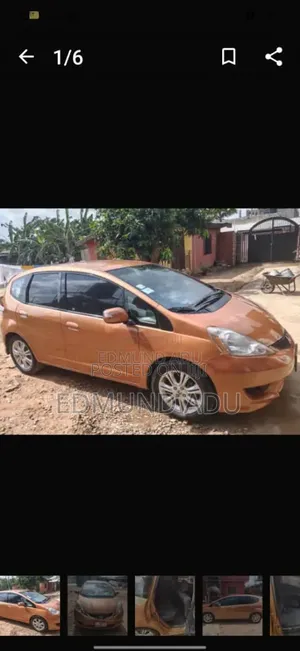 Honda Fit Sport 2011 Orange