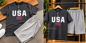 Cotton Men Top and Down