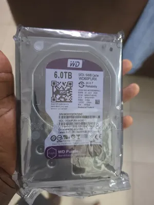 6tb Wd Surveillance Drive Purple for CCTV and Desktop