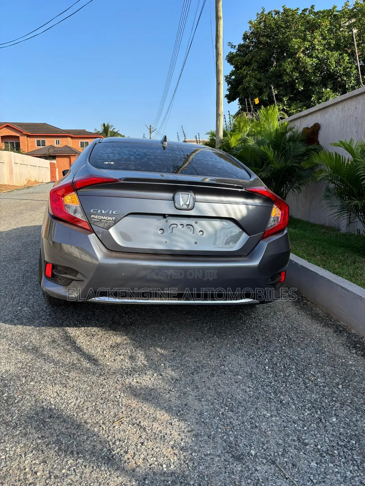 Honda Civic EX Sedan 2020 Gray