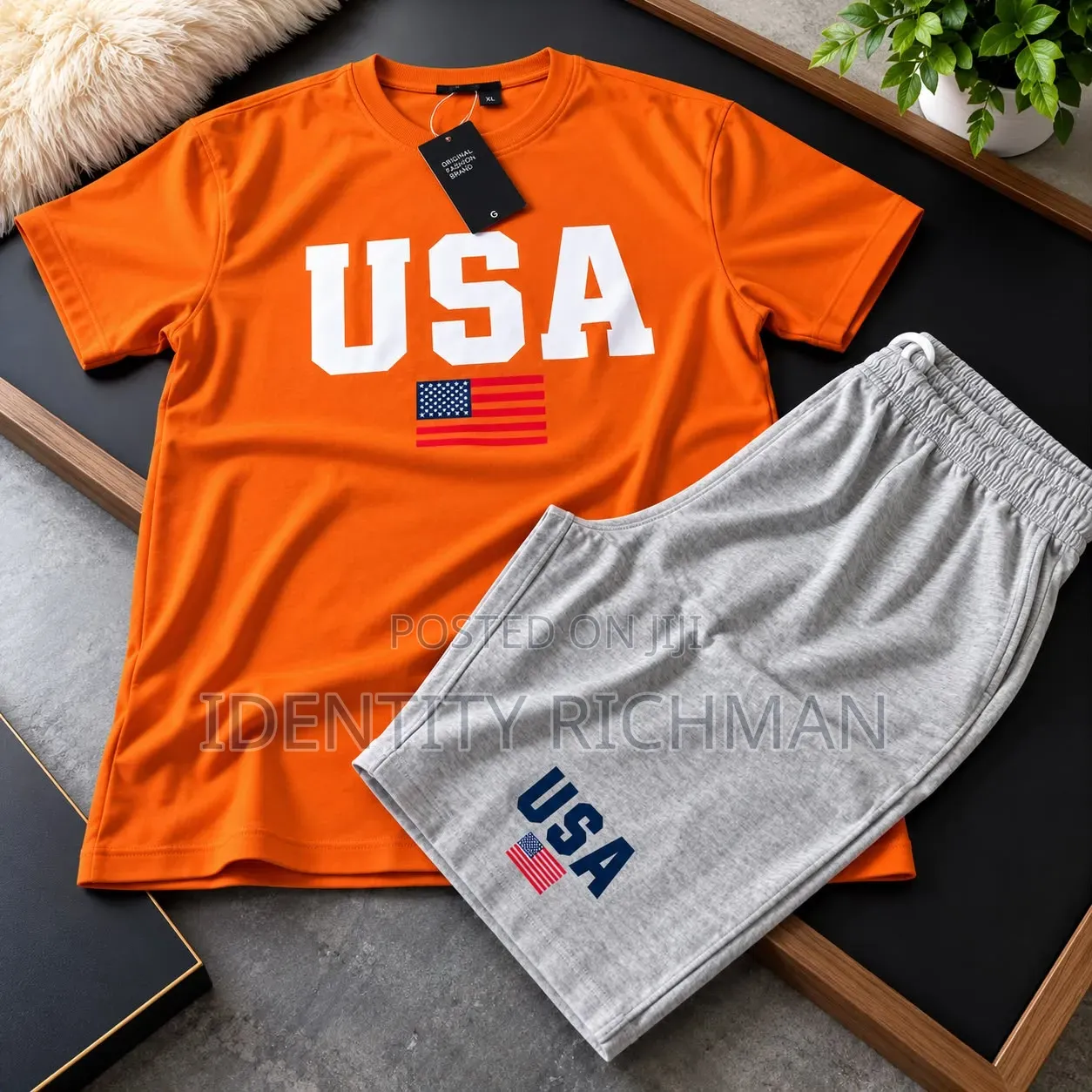Cotton Men Top and Down