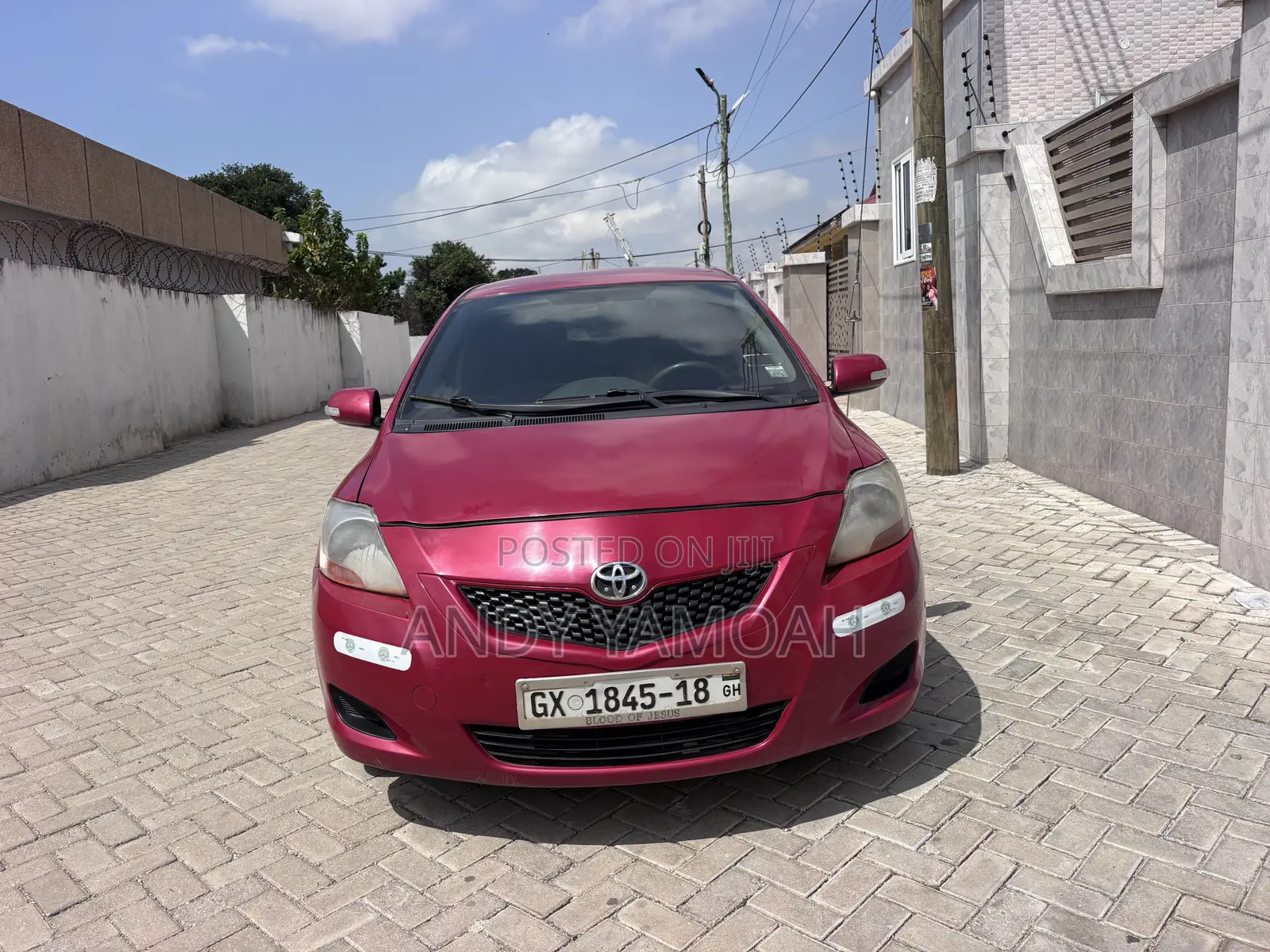 Toyota Yaris 2009 Red