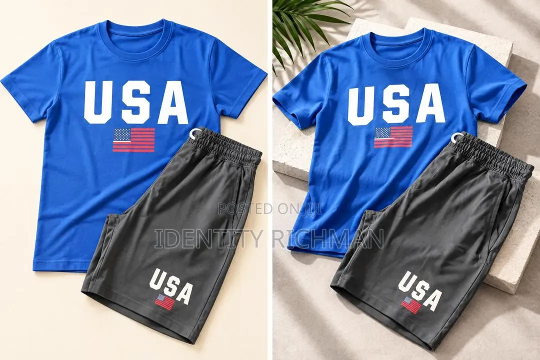 Cotton Men Top and Down