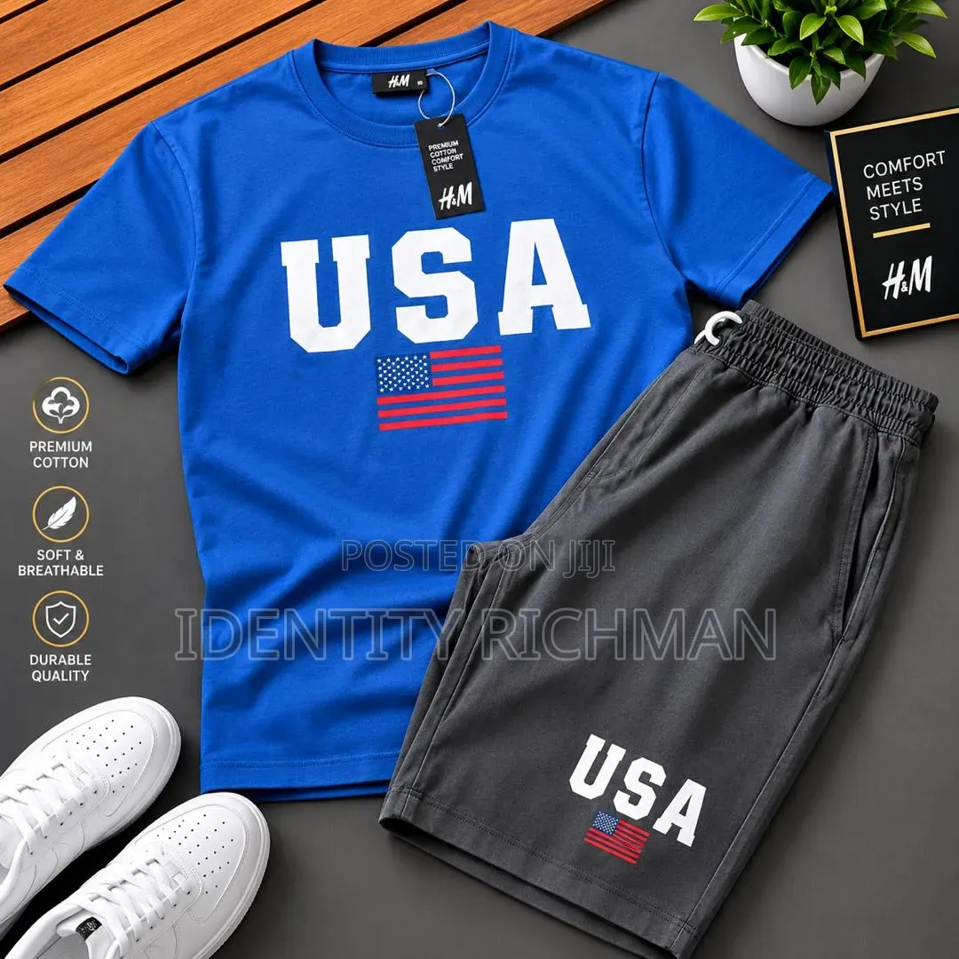 Cotton Men Top and Down