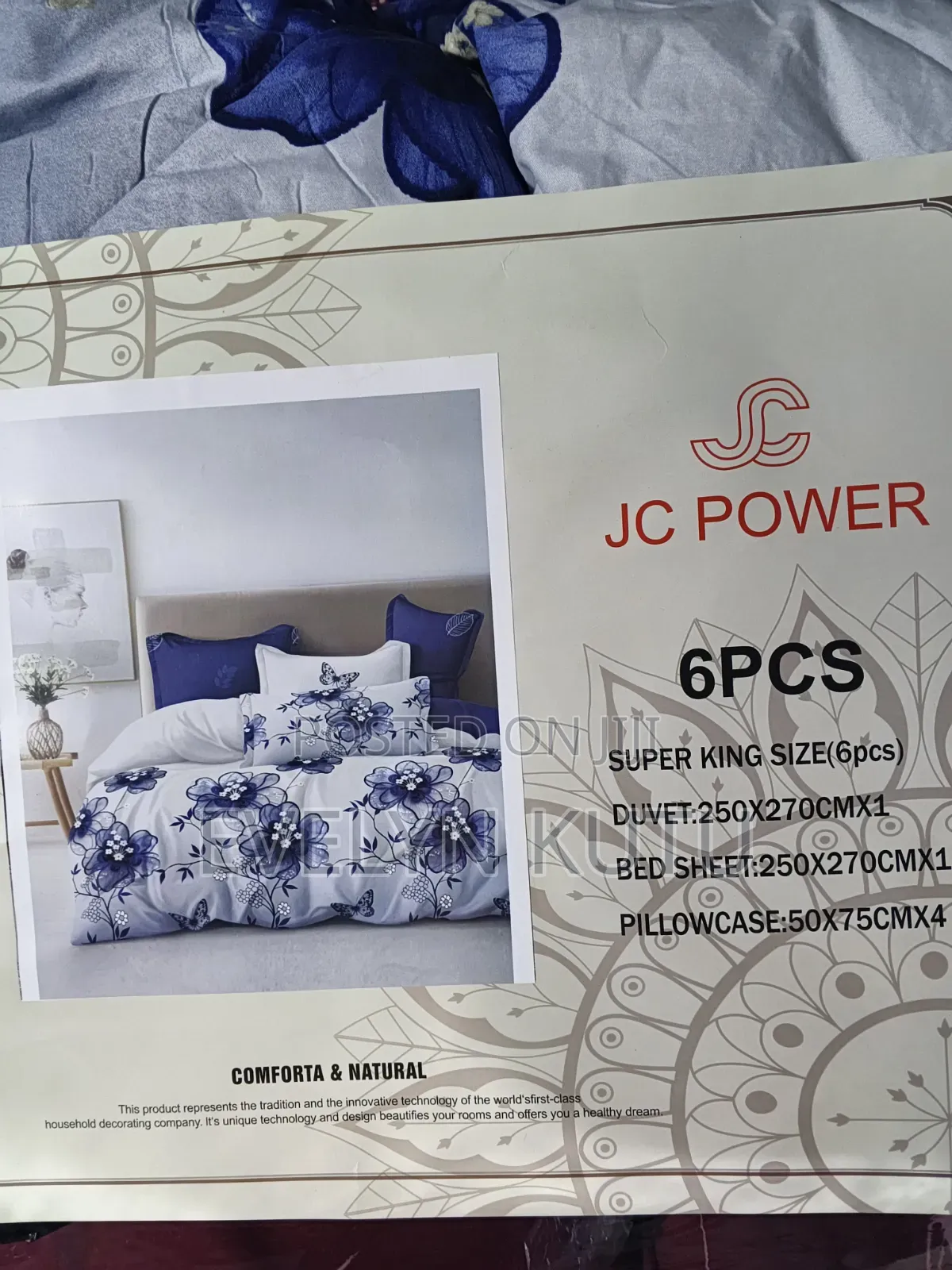 Quality 6 PCS Super King Size Duvet Set