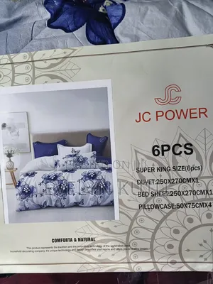 Quality 6 PCS Super King Size Duvet Set