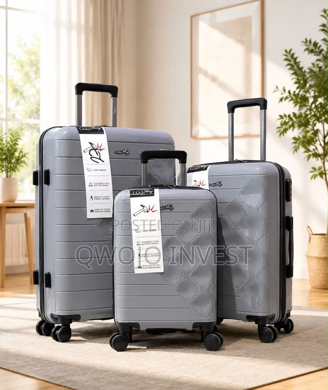 Quality 3Pcs Trolley Travelling Bags