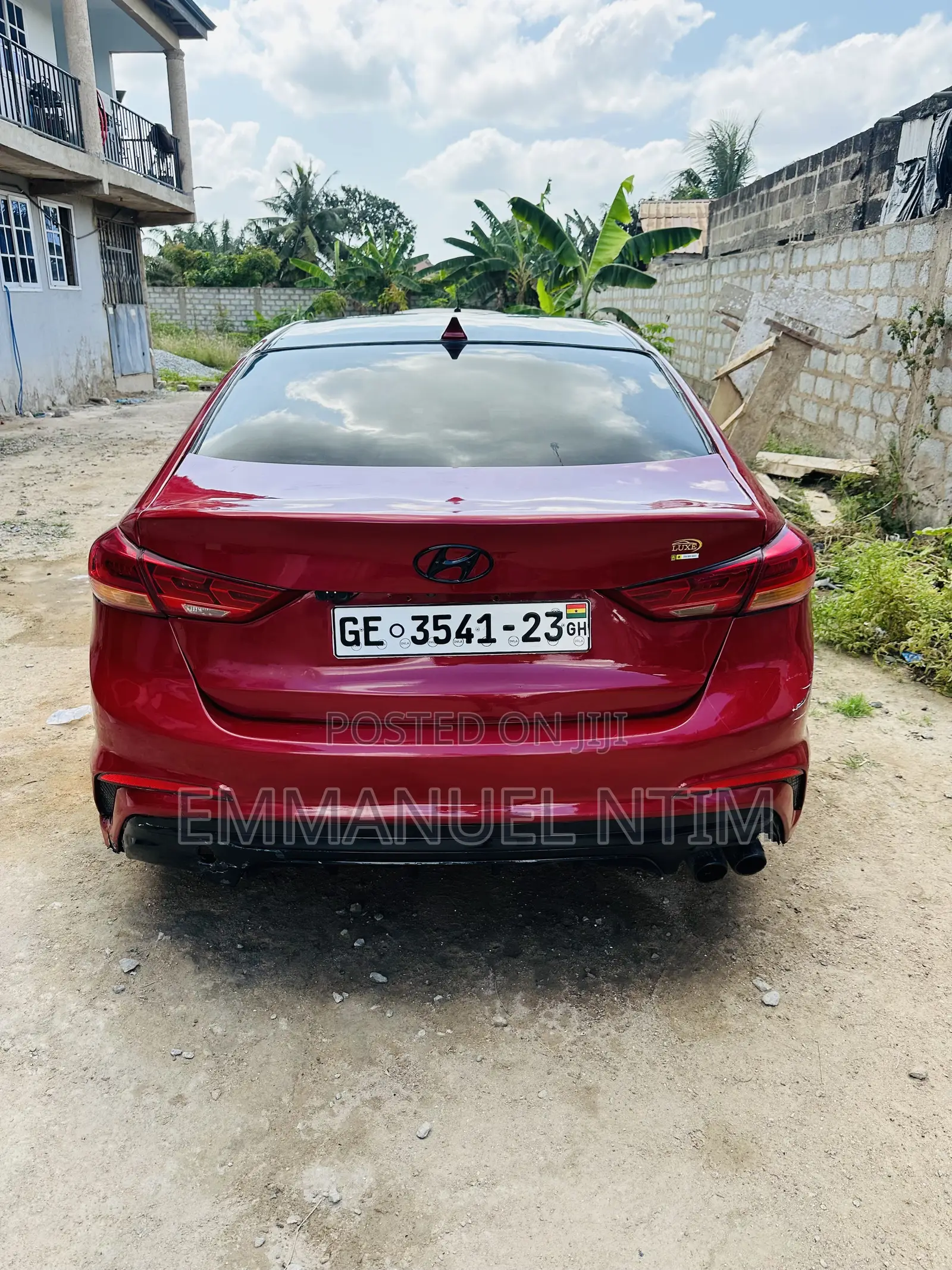 Hyundai Elantra Sport 2018 Red