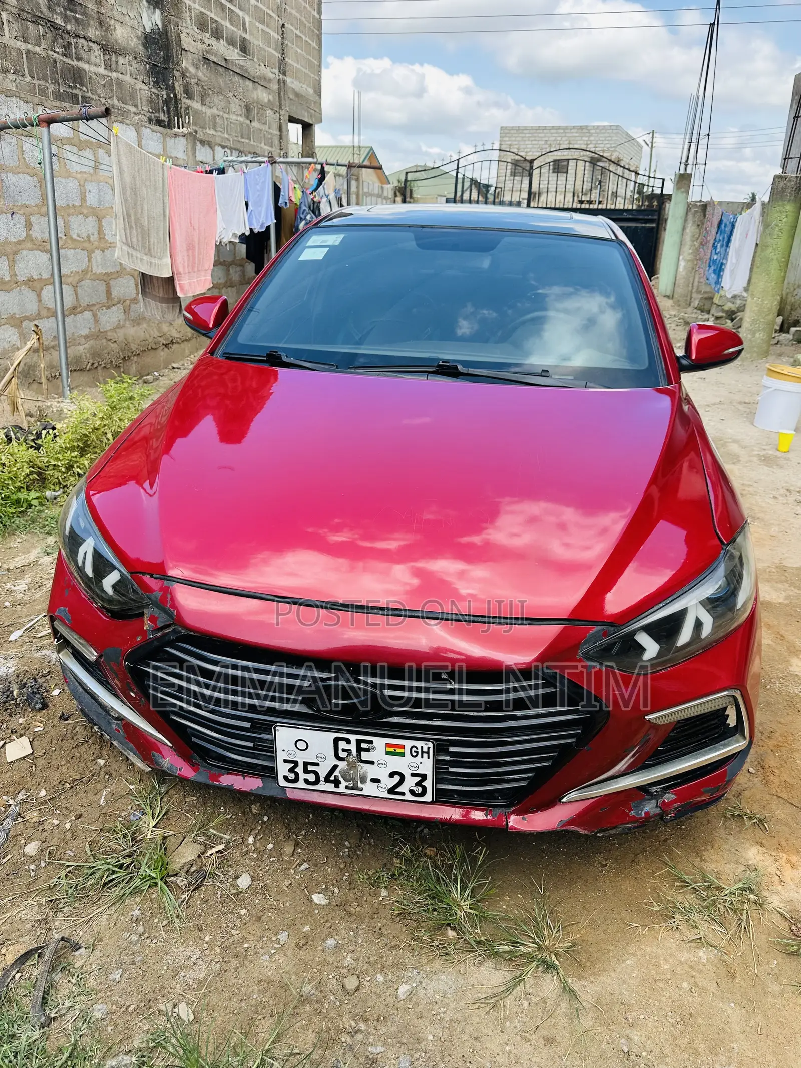 Hyundai Elantra Sport 2018 Red