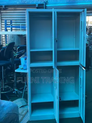 4-Door Metal Filing Cabinet.