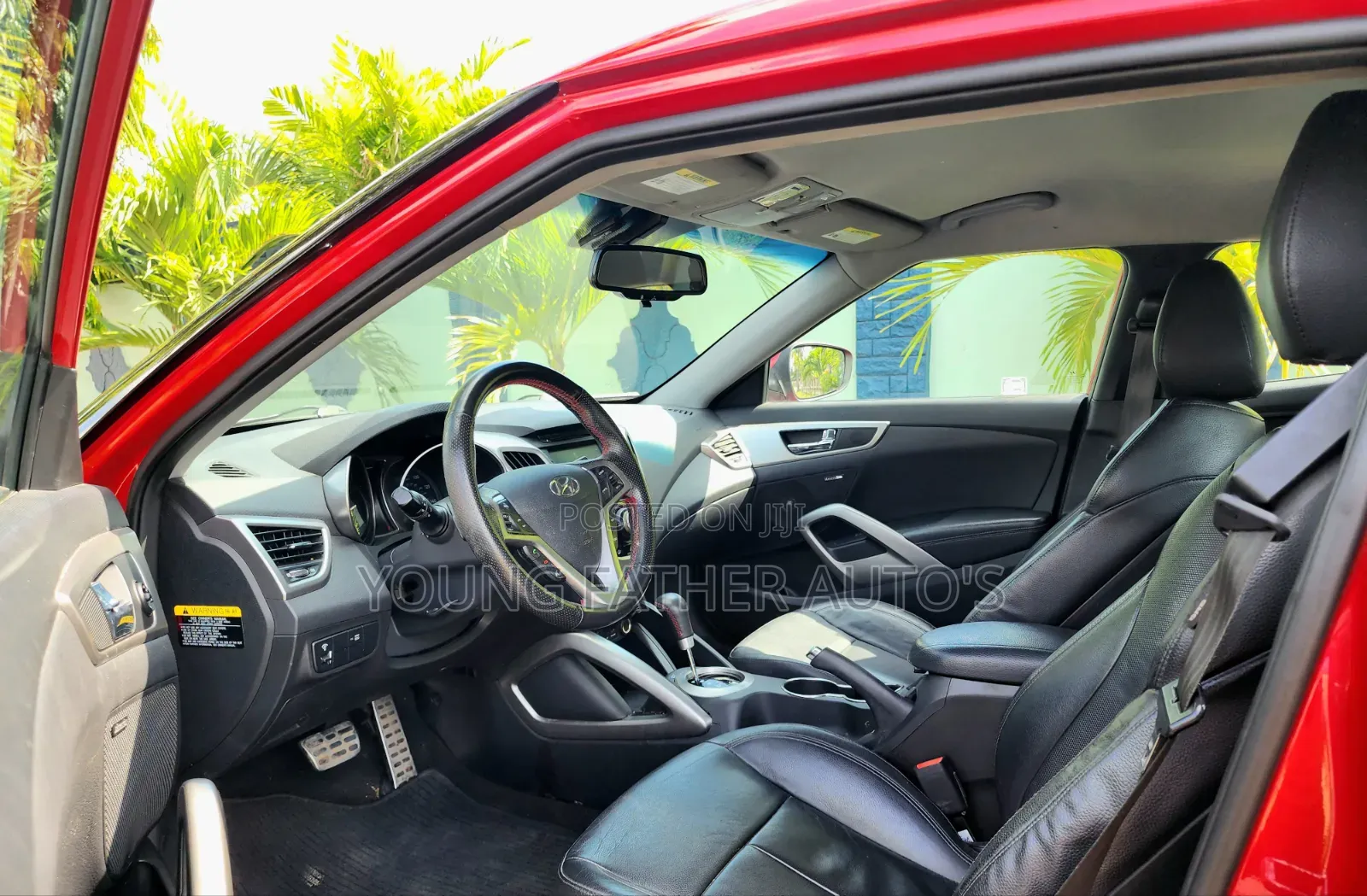 Hyundai Veloster RE:FLEX 3dr Hatchback w/Black Interior (1.6L 4cyl 6AM) Red