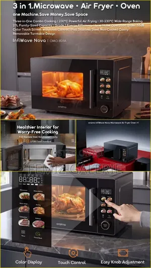 Oraimo InfiWave Nova 3in1 27L Microwave-Air Fryer-Oven Touch Control