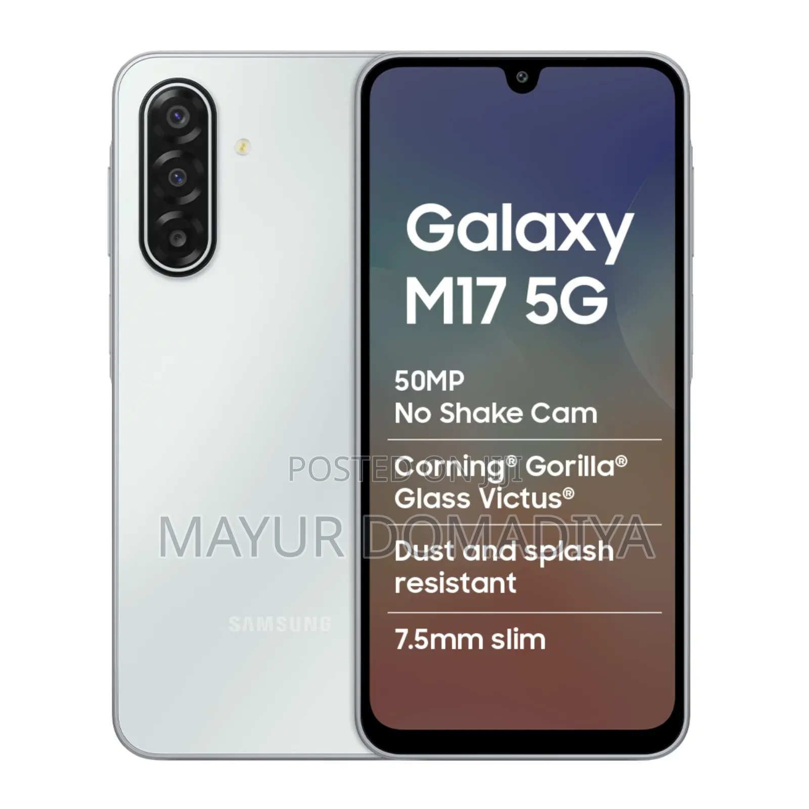 New Samsung Galaxy M17 5G 128 GB Gray