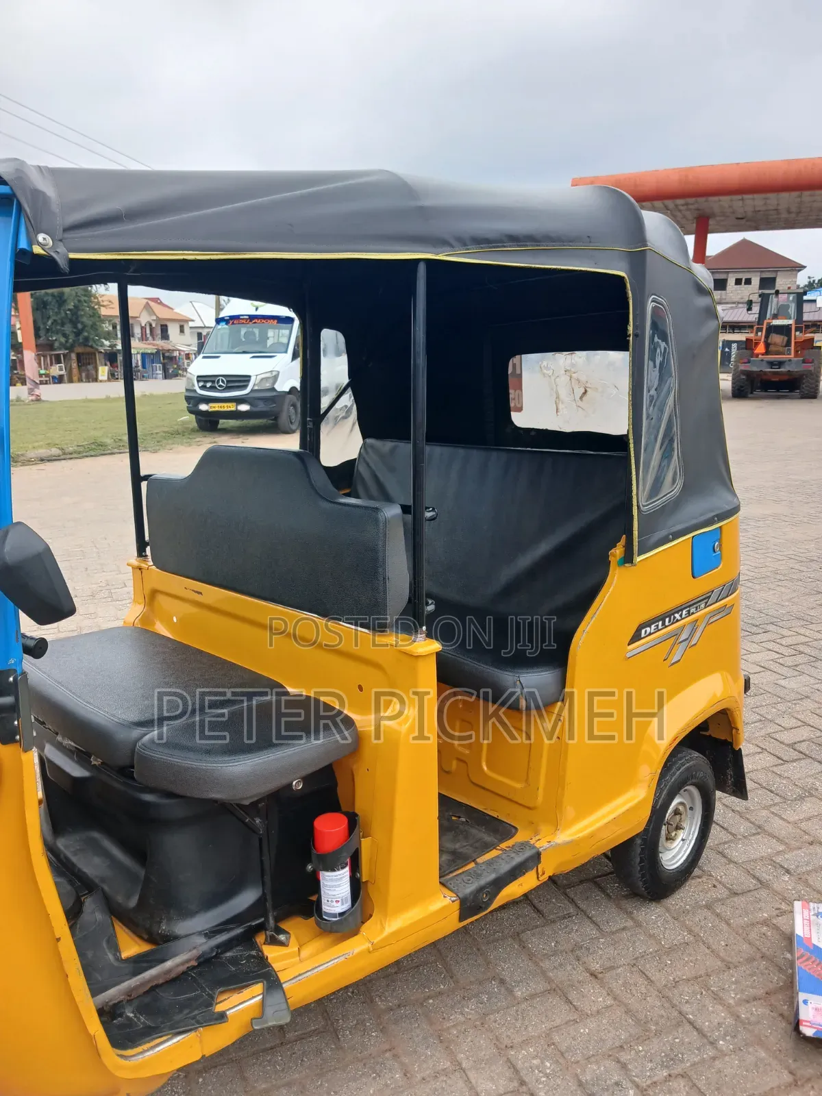TVS King Deluxe Plus iTouch Start 2025 Yellow