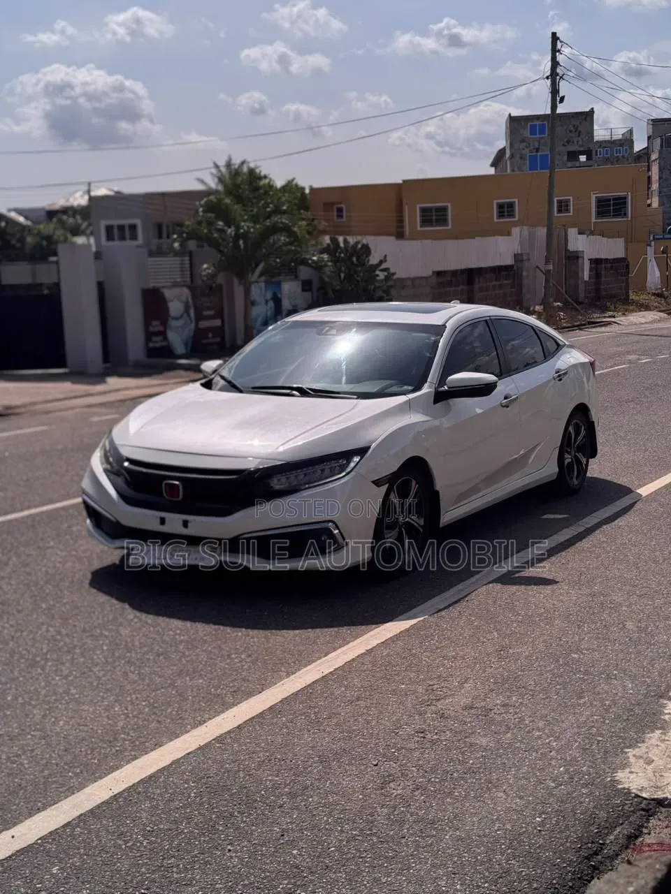 Honda Civic Touring Sedan 2018 White