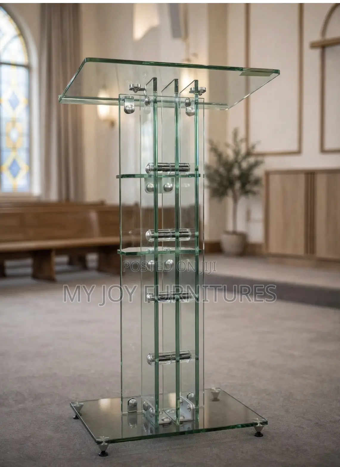 Quality Glass Pulpit